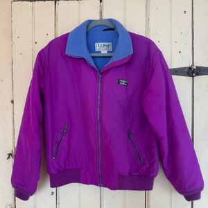 vintage Ll bean warm up jacket